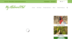 Desktop Screenshot of myallotmentplot.co.uk