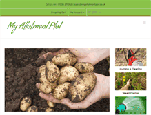 Tablet Screenshot of myallotmentplot.co.uk